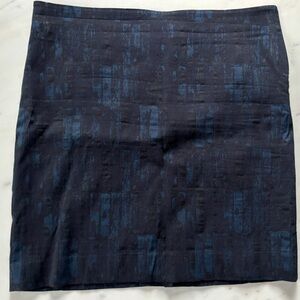 2 MM LaFleur Noho skirts size 16 - one navy print, one crackle